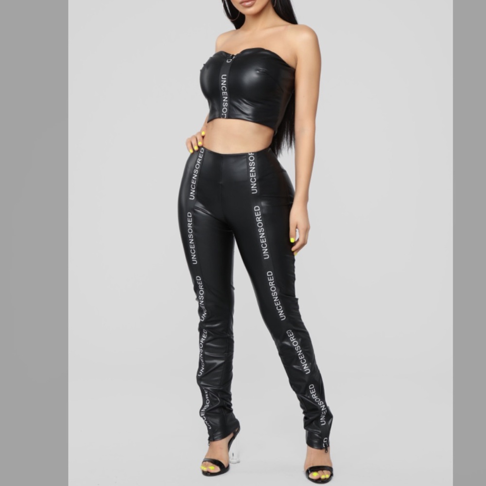 BRAND NEW Faux Leather Set